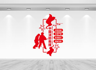 竖版消防安全文化墙