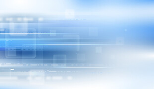 蓝色科技风模糊背景图