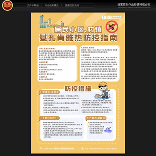 防范基孔肯雅热宣传展板