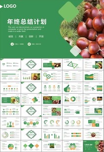 营养美食美味板栗种植宣传PPT