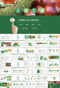 营养美食美味板栗种植宣传PPT
