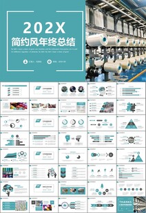 纺织行业总结计划工作汇报PPT