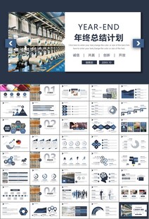 纺织行业总结计划工作汇报PPT