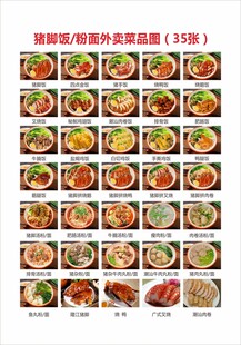 猪脚饭粉面外卖菜品图