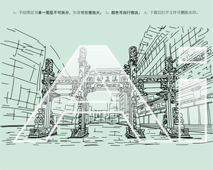 武汉汉正街牌坊