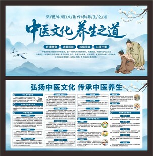 中医养生展板