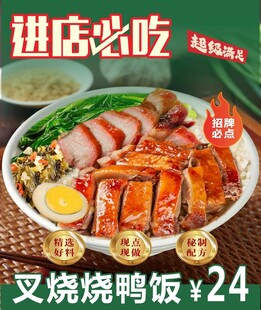 叉烧烧鸭饭