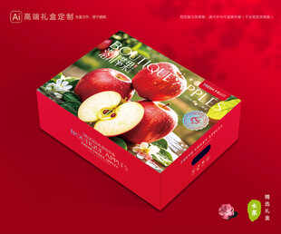 苹果包装 红富士礼盒