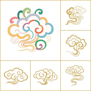 多样中式云纹图案设计