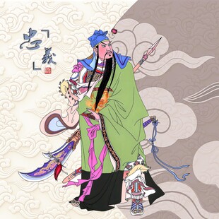 关羽关公关于画像