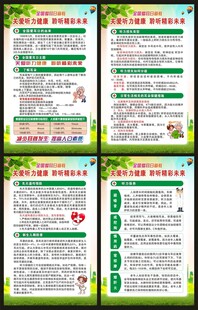 全国爱耳日展板