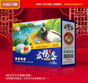 咸鸭蛋包装 烤鸭蛋礼盒