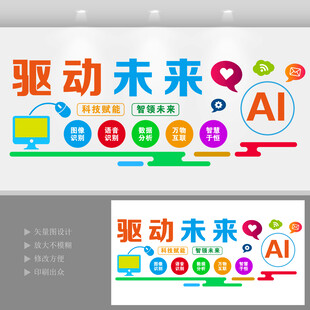 AI科技文化墙