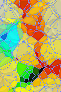 多彩抽象几何图案艺术