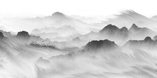 水墨山水意境图