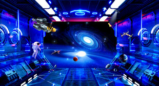 唯美星空背景墙