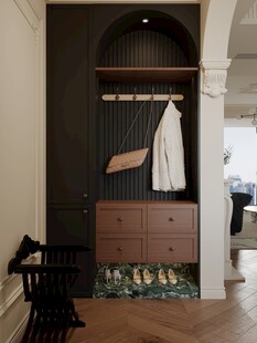 入门玄关鞋柜效果图