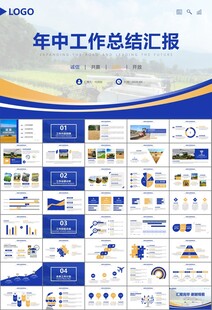 农业机械农业生产收割机PPT