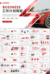 汽车销售4S店汽车行业PPT