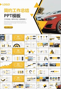 汽车销售4S店汽车行业PPT