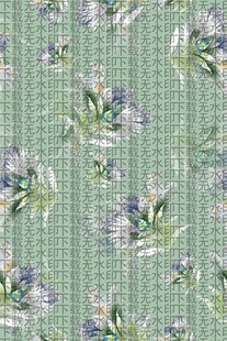 清新花卉图案背景