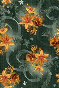 花卉图案背景设计素材