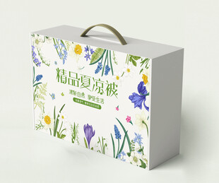 花卉图案礼品盒设计