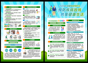 2025残疾预防日宣传单