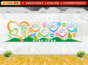 医院慢病防控文化墙