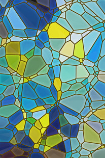 彩色玻璃艺术图案