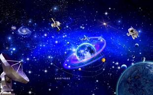 梦幻星际宇宙场景画面