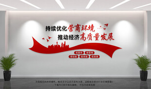 营商环境文化墙