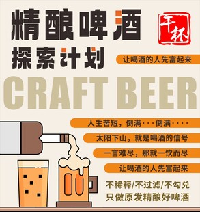 精酿啤酒探索计划海报