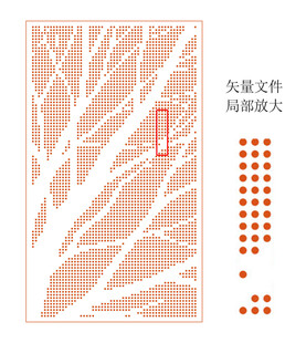 大树冲孔点阵图