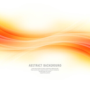橙色动感抽象波浪背景