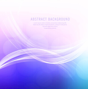 梦幻渐变波浪背景图