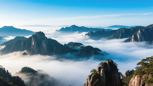 壮丽山河云海美景