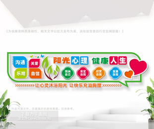 心理咨询室形象墙