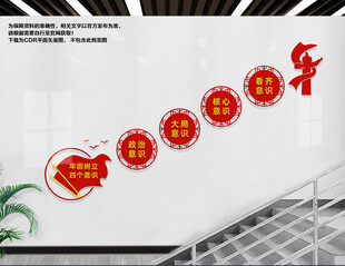 楼梯党建文化墙