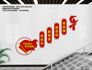 党建楼梯文化墙