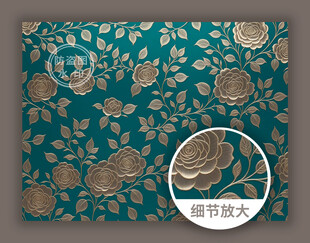 华丽轻奢中式传统古典花纹图案