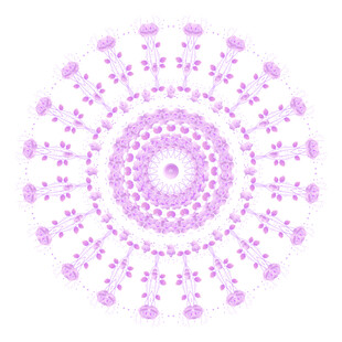 紫色圆形花纹图案
