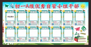 优秀自管小组干部