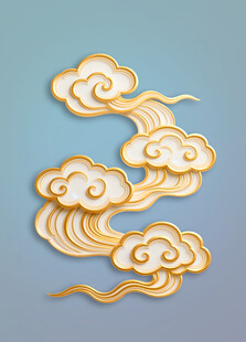 中式传统云纹图案设计