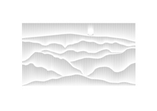 立体山水艺术作品