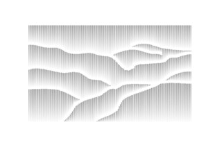 立体风山川图案