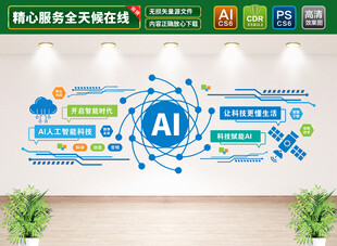 AI人工智能科技文化墙