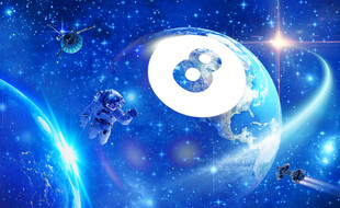 太空人桌球背景墙