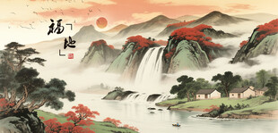 山水国画意境美