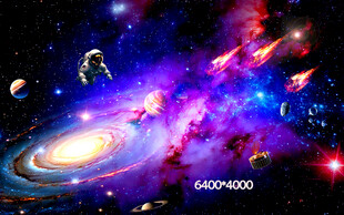 绚丽宇宙星系景观